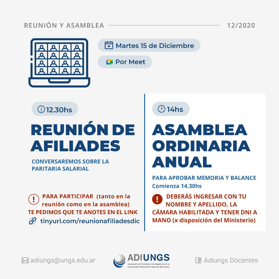 Reunion Afiliades y Asamblea