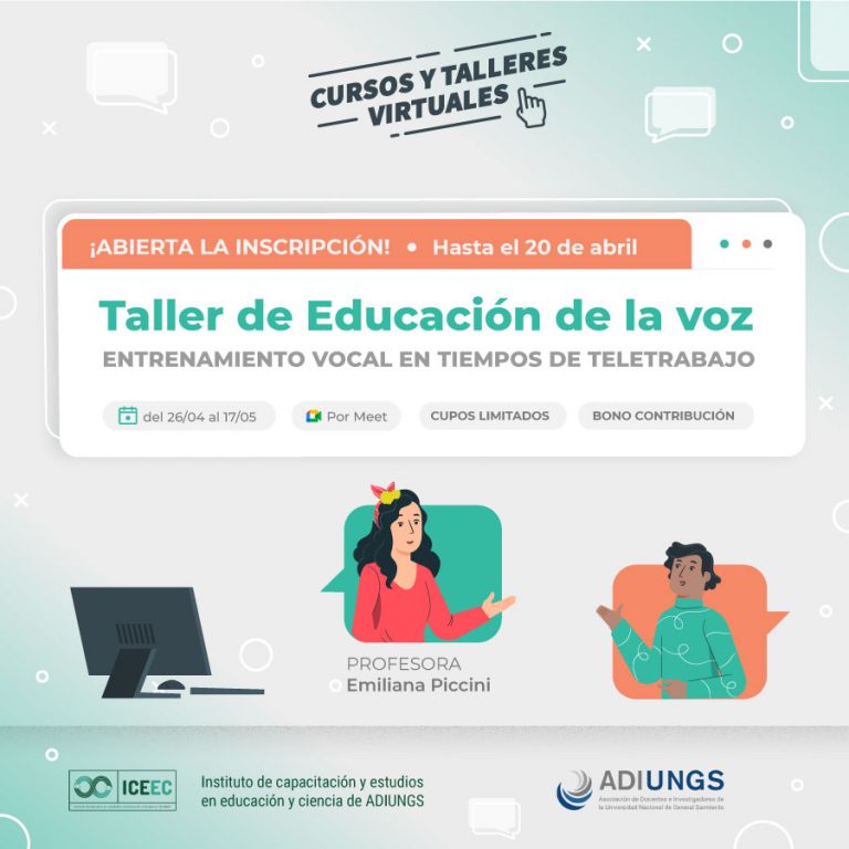 Taller De Educación De La Voz - ADIUNGS