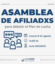 ADIUNGS Asamblea 8 de Agosto