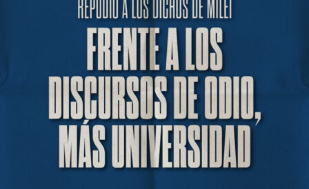 Repudio a los dichos de Milei